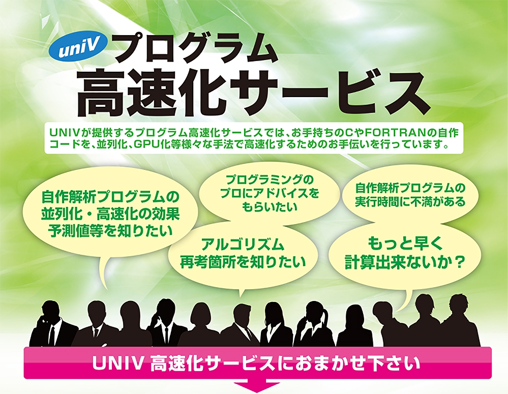 UNIV プログラム高速化サービス